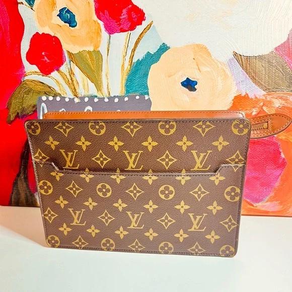 Louis Vuitton monogram pochette homme clutch bag - Picture 11 of 14